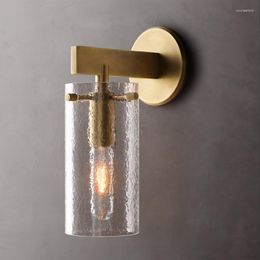 Wall Lamps Glass Lamp Room Lights Lustre Led Lampen Modern Antique Bathroom Lighting Waterproof For