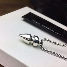 Fashion bullet pendant necklace cuban for mens and women trend personality punk cross style Lovers gift hip hop jewelry223c