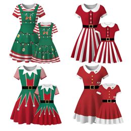 Family Matching Outfits Year Christmas Girls Dress Mother Teens Girls Party Dresses For Girls Family Matching Outfits Mom Daughter Carnival Dresses 231129