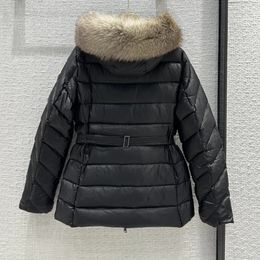 Womens Down Parkas Luxury Brand High Quality Fox Hair Jacket Famous International Design Lady Coat 231129