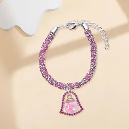 Dog Apparel Fashionable Pet Necklace Luxury With Rhinestone Pendant Elegant Accessory For Cats Chihuahuas Durable