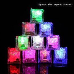 Led Toys Diy Led Toy Ice Cubes Glowing Ball Flash Wedding Festival Christmas Bar Wine Decor Induction Luminous Decoration Supplies Dro Dh4An