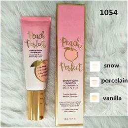 Foundation Primer Foundation Primer Makeup Primed Peachy Cooling Matte Skin Perfecting Infused With Peach Sweet Fig Cream 40Ml Drop De Dhp6H