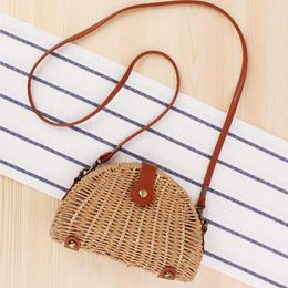 Evening Bags Mini Rattan Beach Bag Handbags For Women 2023 Designer Luxury Straw Bohemian Small Bali Travel Woven Shoulder Crossbody
