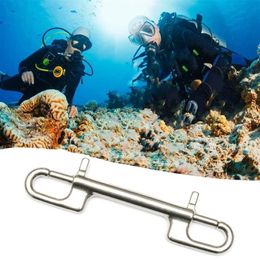 Diving Hook Stainless Steel line Double Ended Bolt Snap For Scuba Pet Leash Camera Strap Keychain Hammock Braid335j