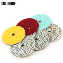 Polijstpads 100mm 4 inch dry or wet diamond 3 step polishing pads Premium Diamond Granite Polishing Tool Marble Concrete Grinding