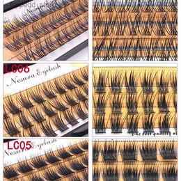 False Eyelashes QSTY 3DFluffy Single Cluster False Lashes Premade Volume Fans Individual Eyelash Segmented Natural Fake Lashes For Eye Extension Q231129