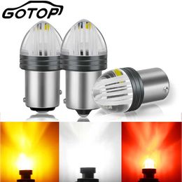 Decorative Lights pc BAS PW LED Bulbs Car Light Super Bright BAYD Led Tail Bulb Brake Reverse Lamp White Red