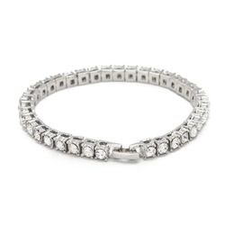 New Arrival Luxury Crystal Tennis Bracelet Gold Silver Color Braclet For Women Girls Party Wedding Hand Accessories Jewelry228k