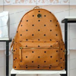 High quality Genuine Leather fashion backpack double shoulder bag Luxury designer messenger for women men back pack canvas handbag School classic parachute