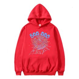 Sweatshirts Sp5der 55555 Hoodie Spider Black Spider hoodies Young Streetwear Thug 555555 Angel Hoody Men Women 11 Web Pullover Fast way