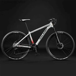 Bikes 26 29 Inch Mountian Bike Road Bike Aluminum alloy Frame Suspension Fork Bicyc 33 Speed Brake Racing Variab Speed Gravel Bike Q231129