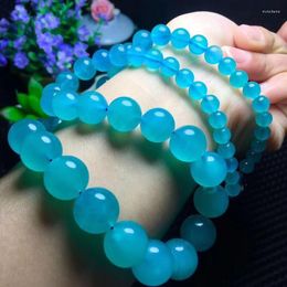 Chains Amazonite Round Green Necklace 5-13mm 18inch Wholesale Beads Nature FPPJ Woman 2023