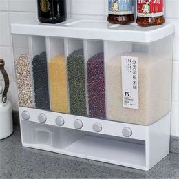 Organisation Rice Separate Bucket Grain Sealed Container Dry Food Dispenser Grain Storage Jar Kitchen Organiser Container Box Storage Box