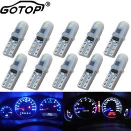 Decorative Lights pcs T WW Led Bulb Chips Car Interior Dashboard Light Super Bright Auto Side Wedge Instrument Lamp DC V