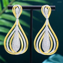Dangle Earrings Kellybola Big Gorgeous Trendy Drop Earring For Girlfriend Mom Gifts Jewellery Accessories High Quality Scalloped Ginkgo Biloba