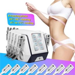 2023 weight loss muscle stimulation machine For Remove Fat 8 Handles Diamond Ice Cryo Pads Cold Body Sculpting cryolipolysis Equipment