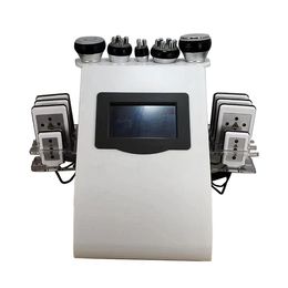 Body Machine V Line Lifting Skin Care Belly Fat Removal Weight Loss LASTER MULTIPOLE RF cavitation machine 6-1 40K Cavitation RF Vacuum Spa Use cavitation machine 80k