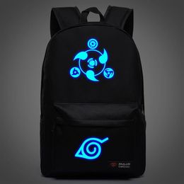 New Naruto Backpack Boy Girl Hokage Ninjia School Bags For Teenagers Sports Bag Japanese Anime Canvas Backpacks274y