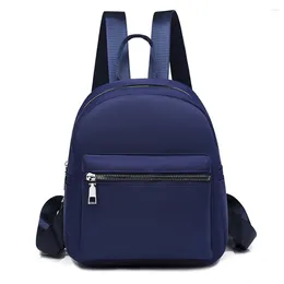 School Bags Ladies Fashion Oxford Backpack Women Simplicity Solid Colour Shoulder Female Exquisite Casual Handbag Shopping Travel