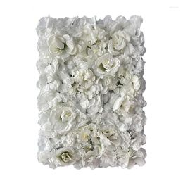 Decorative Flowers Artificial Wall 40x60cm Flower Panel For Anniversaire Christmas Party Pography Props Decor Baby Shower