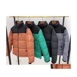 Men'S Jackets Classic Designer For Mens Women Down Jacket Coats With Letters Winter Warm Outdoor Streetwear Parkas Fashion Design Cl Dh7Eb