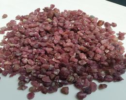 1 Bag 100 g Natural red tourmaline quartz Stone crystal Tumbled Stone Irregular Size 520 mm Color pink7887670