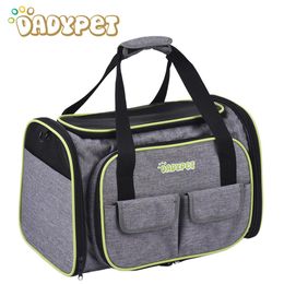 Carriers Dadypet Bag For Dogs Pets Carrier Cats Dog Car Seat Backpack Transportation Puppy Small Dogs Accessories Travel Dog Supplies
