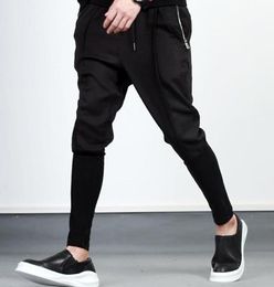 Pants 2746 2022 New Men's Clothing Hair Stylist GD Fashion Thread Splicing Casual Pants Plus Size Costumes