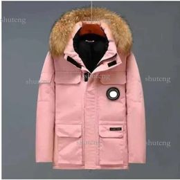 Men's Down Parkas Canadian Goose Winter Coat Thick Warm Jackets Work Clothes Jacket Outdoor Thickened Fashion Keeping Couple Live High 946