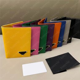 Mens Designer Passport Cover Womens Luxury Card Holder Porte Carte Fashion Card Wallet Cowhide Leather Small Purse Clutch Wallets Cardholder