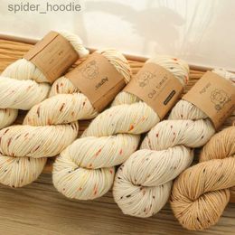 Yarn Merino Wool Yarn Crochet Knitting Soft Hand Dyed Hat DK Woven DIY Baby Thread 100g / Skein L231130