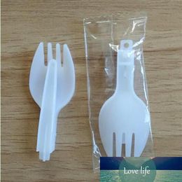 Plastic scoop Folding Fork spoon Measuring spoon Ice cream Fork scoop249c