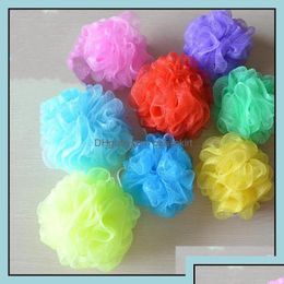 Bath Tools Accessories Bath Tools Accessories Body Health Beauty Shower Exfoliate Puff Sponge Mesh Net Candy Colours Soft Brush Spong Dh7Jl