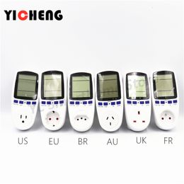 Energy Meters EU US UK Meter electricity monitoring voltage power metering socket type mete watt meter analyzer kwh 230428