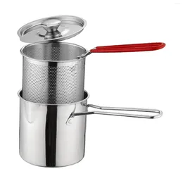 Pans Small Deep Fryer Pot Practical Cooking Tool For Baking Party Dining Room