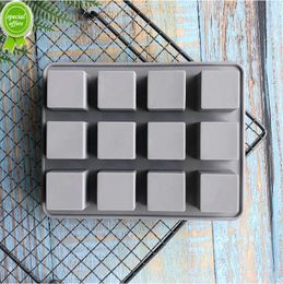 New 3*4 Uniform Square Silicone Mould Epoxy DIY Cake Baking Decoration Pudding Jelly Chocolate Mould 12 with Square Silicone Mould