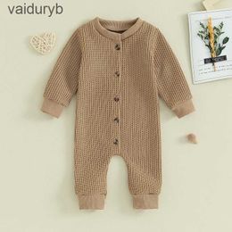 Rompers New Baby Boys Girls Knit Winter Sweater For Infant Casual Clothes Buttons Long Sleeve Bodysuit Newborn Kids Jumpsuitvaiduryb