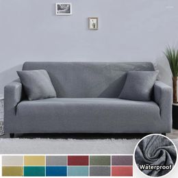 Chair Covers Waterproof Sofa Cover Solid Color Couch For Living Room L Shaped Slipcover Furniture Protector Home Decor Removable