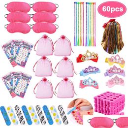 Party Favour Spa Wedding Supplies Girls Birthday Gifts Guests Bachelor Favours Crown Hairpin Stickers Christmas Pinata Filler 230512 D Dhqg8