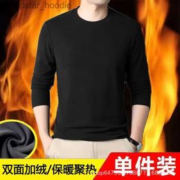 Men's Thermal Underwear Men Thermal Underwear Tops Autumn Thermal Shirt Clothes Men's Tights High Neck Thin Slim Fit Long Sle T-shirt Base Tee 5XL L231130