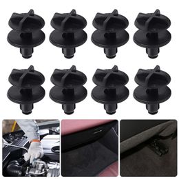 Upgrade Upgrade 50Pcs Car Bumper Tank Engine Cover Plastic Fastener Push Clips Cowl Panel Retainer Rivet for Range Rover Engine Cover Snap Screw