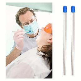 100pcs Saliva Ejector Interdental Tubes Tools Suction Bowls 100Pcs Dental Disposable Saliva Ejectors Oral Care Tool Suction Aspirator Tube Low Volume Suction