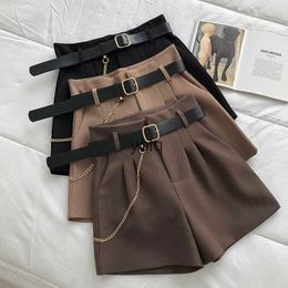 Women's Shorts Women Wide Leg A-line Short 2023 Korean Streetwear Fashion Y2k High-waisted Casual Drop Shippingyolq