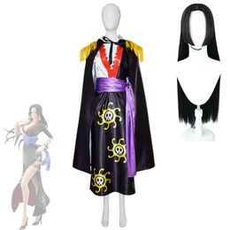 Anime Boa Han Cosplay Costume Pirate Empress Wig Captain Of The Nine Snake Pirates Costumes Halloween