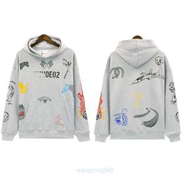 Hoodies Sweatshirts Grizzly Rhude Designer Off White Painting Style Men's Loose Casual Pullover Gbkx