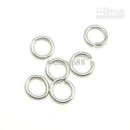 100pcs lot 925 Sterling Silver Open Jump Ring Split Rings Accessory For DIY Craft Jewelry Gift W5008 221k