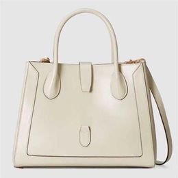 Top Quality Jackie 1961 Shoulder Bags Totes WOMEN Medium-sized White And Black Genuine Leather Handbags 649016242O