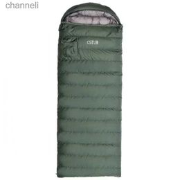 Sleeping Bags Goose Sleeping Bag Winter Waterproof Camping Sleeping Bag Low Temperature Thermal Ultralight Down Compression Bag Winter Camping YQ231130