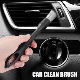 Upgrade Car Detailing Brush Soft Auto Interior Detail Brush with Synthetic Bristles Auto Dash Air Outlet Dust Removal Tools Accessories